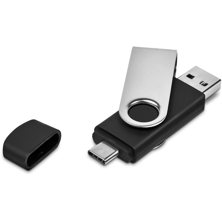 Shuffle Glint Flash Drive – 32GB - Silver