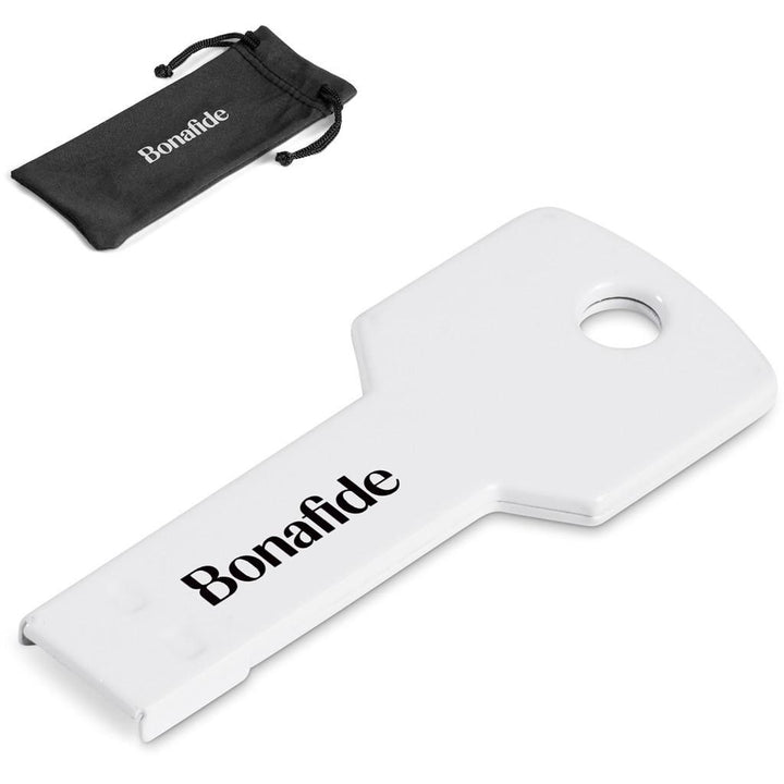 Keydata Flash Drive - 8Gb - Solid White