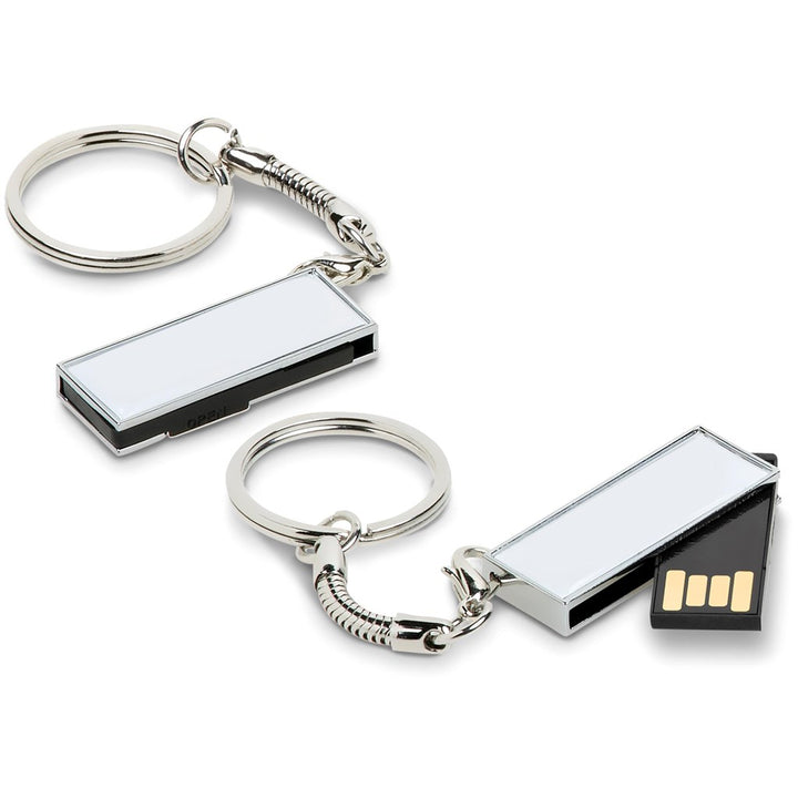 Micron Dome Flash Drive Keyholder - 8GB | Custom Branded & Personalised Corporate Gifts | Just Brand