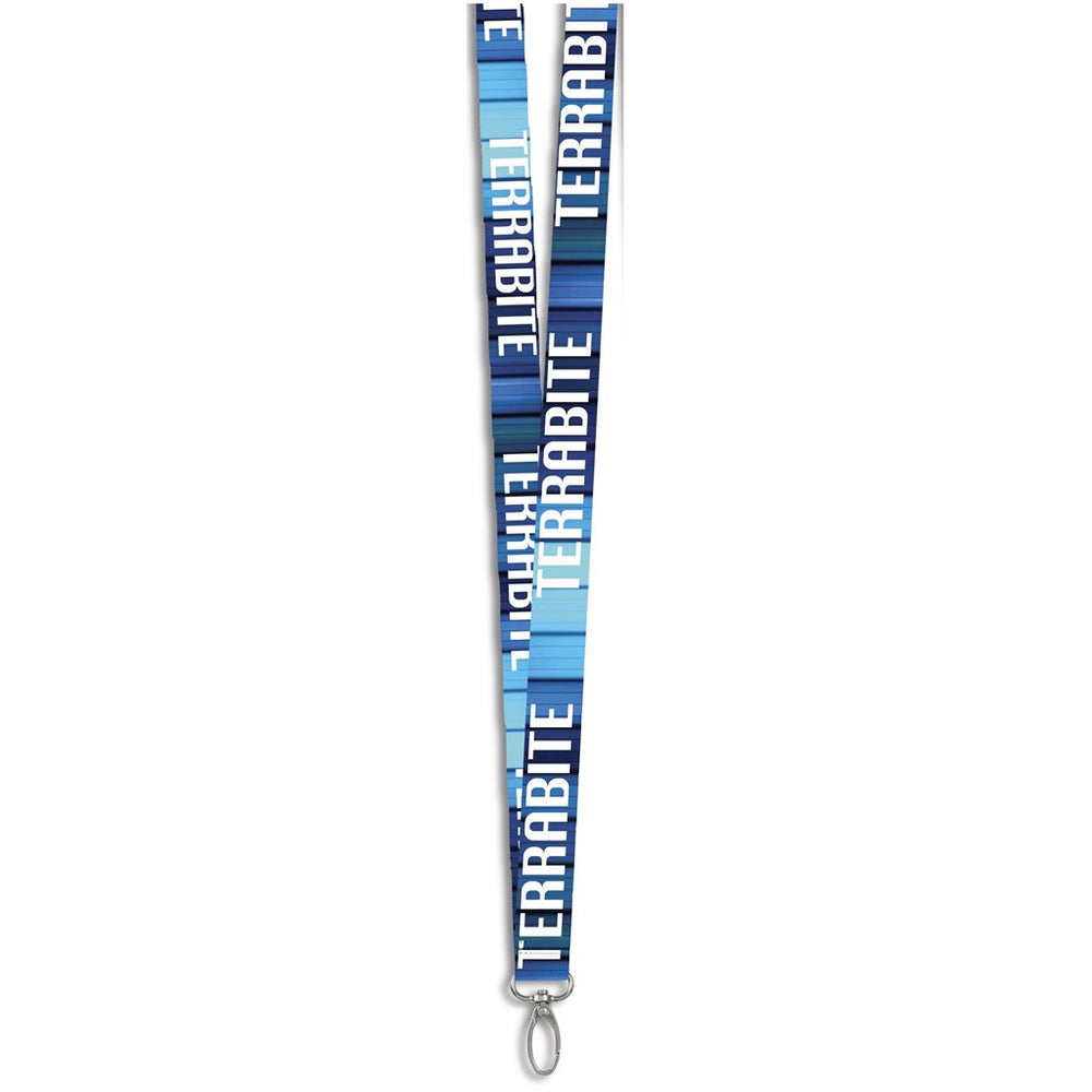 Lobster Clip Double-Sided Sublimation Satin Lanyard