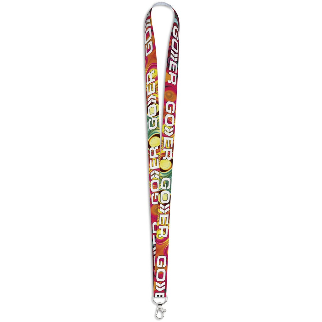 Snap Hook Clip Double-Sided Sublimation Petersham Lanyard