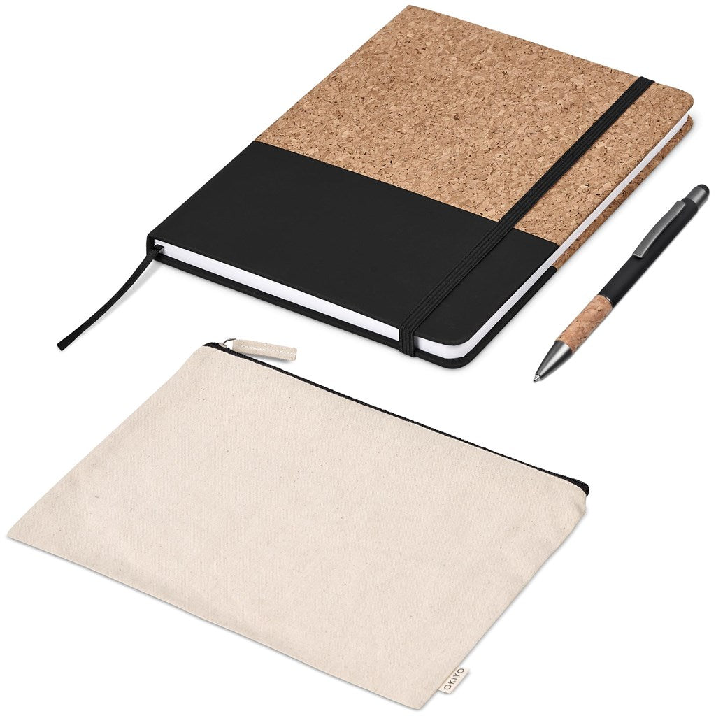 Okiyo Denki Cork Notebook & Pen Set