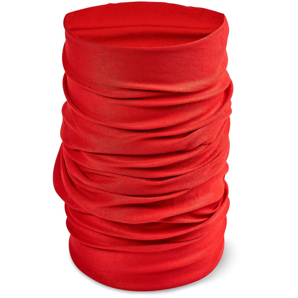 Kids Flexi Tubular Bandana - Red-Kids Multifunctional Headwear-Custom Branded Promotional Items-Just Brand