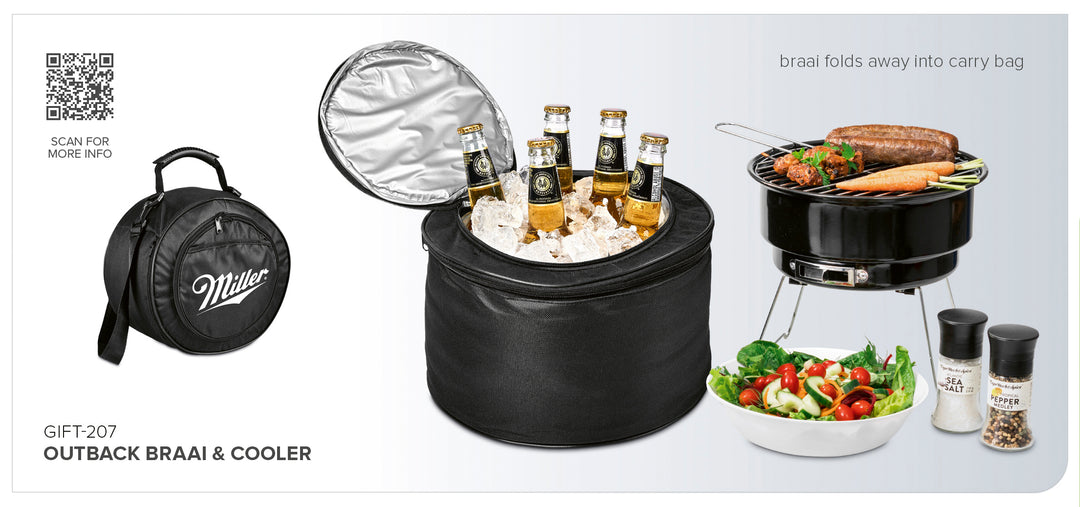 Outback Braai & Cooler Set | Personalised & Custom Branded Executive Corporate Gifts | Just Brand