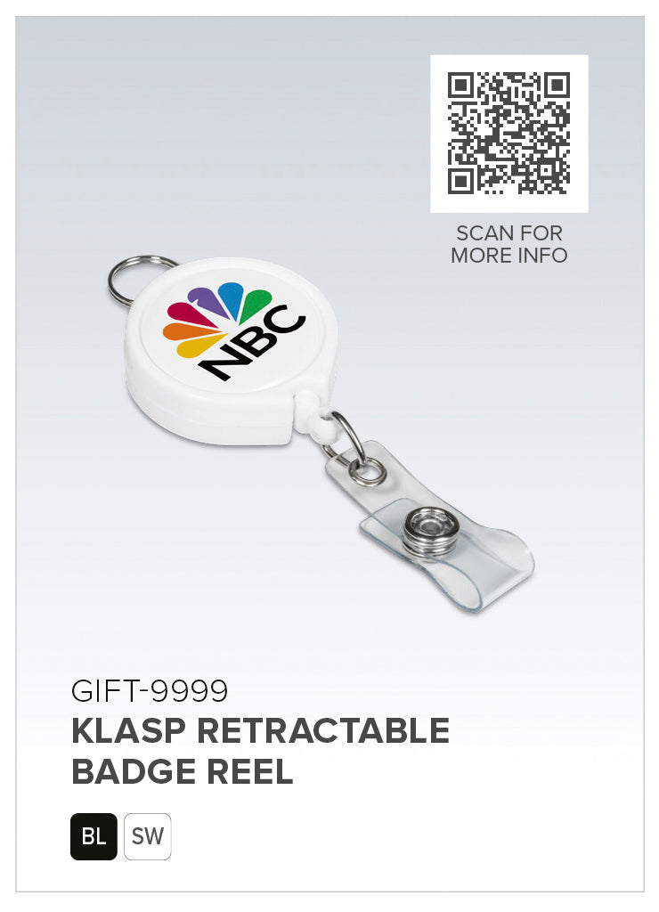 Altitude Klasp Retractable Badge Reel | Custom Branded & Personalised Corporate Gifts | Just Brand