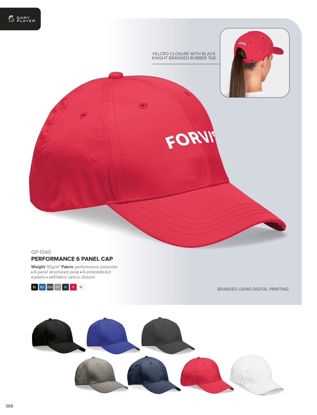 Performance Cap - 6 Panel-Golf Caps-Just Brand