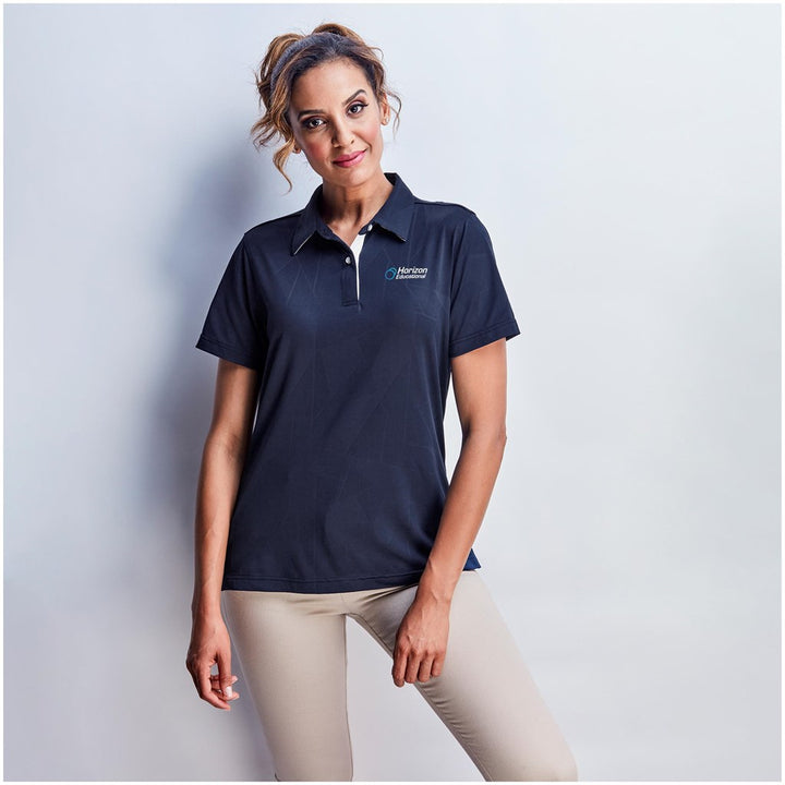 Ladies Motif Golf Shirt | Custom Branded & Personalised Corporate Clothing | Just Brand