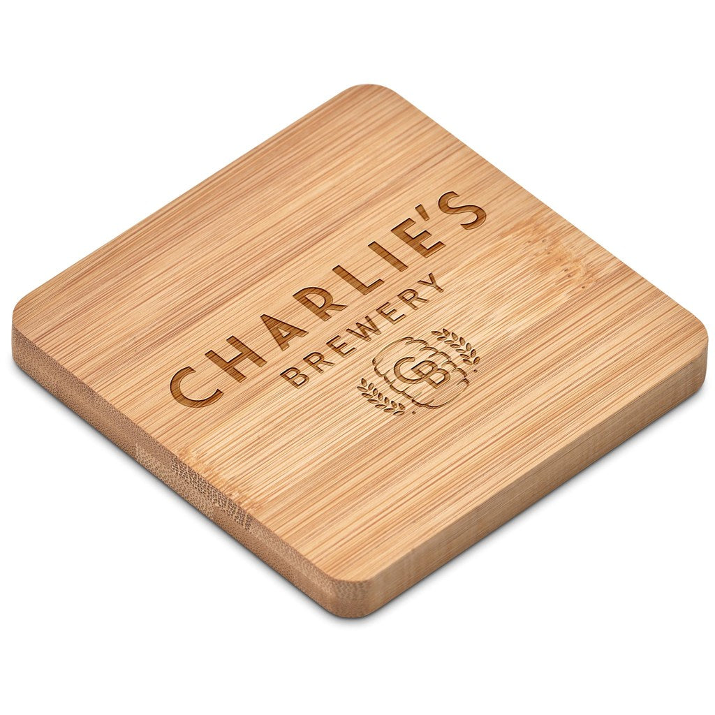 Altitude Drifter Bamboo Bottle Opener Coaster