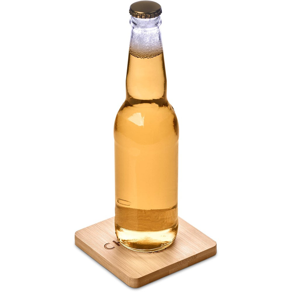 Altitude Drifter Bamboo Bottle Opener Coaster