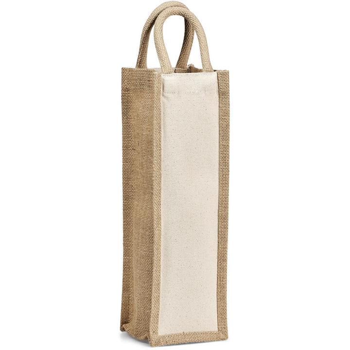 Okiyo Inshu Jute & Cotton Wine Tote