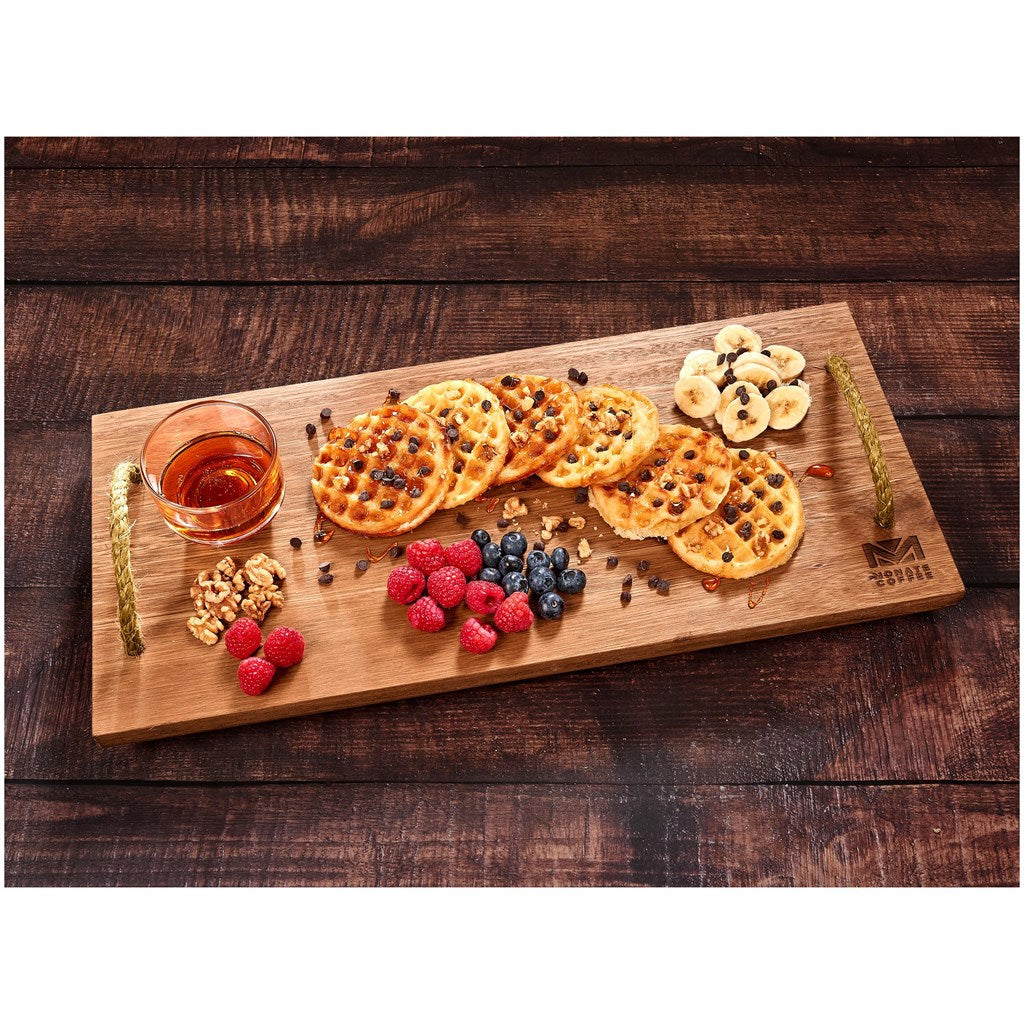 Okiyo Homegrown Rectangular Hardwood Food Platter