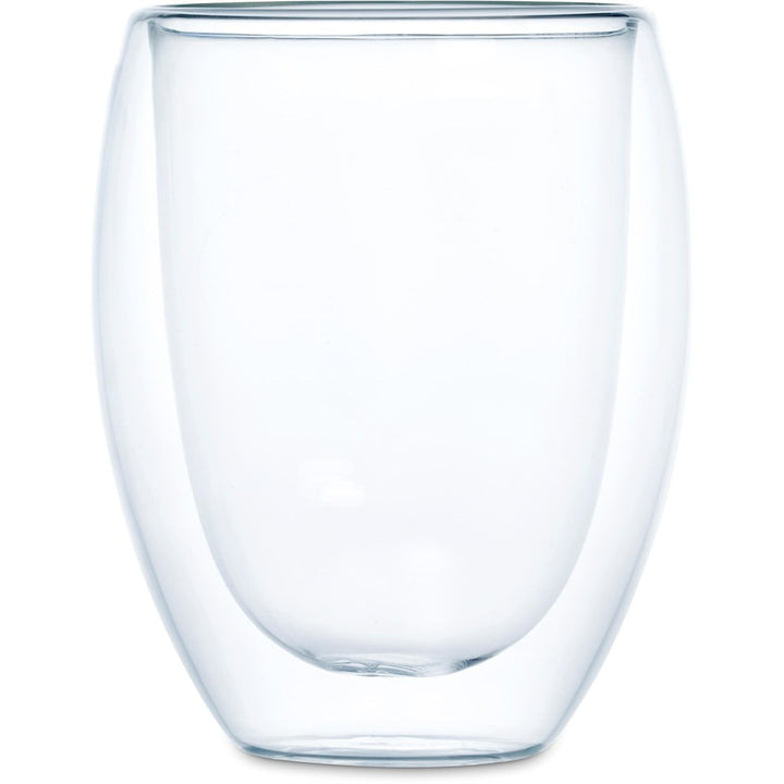 Serendipio Lorenzo Glass Double-Wall Cup - 350ml | custom branded promotional items | Just Brand