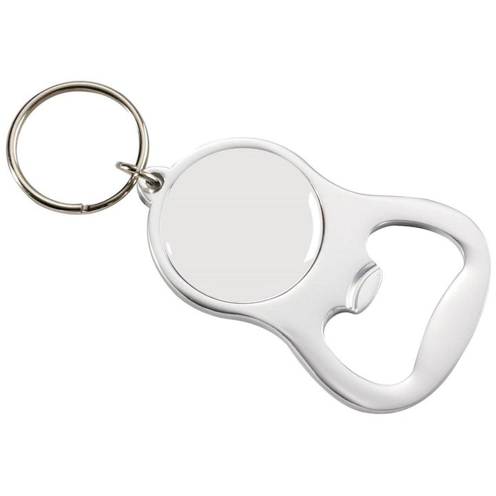 Altitude Chevron Dome Bottle Opener Keyholder | Custom Branded & Personalised Corporate Gifts | Just Brand