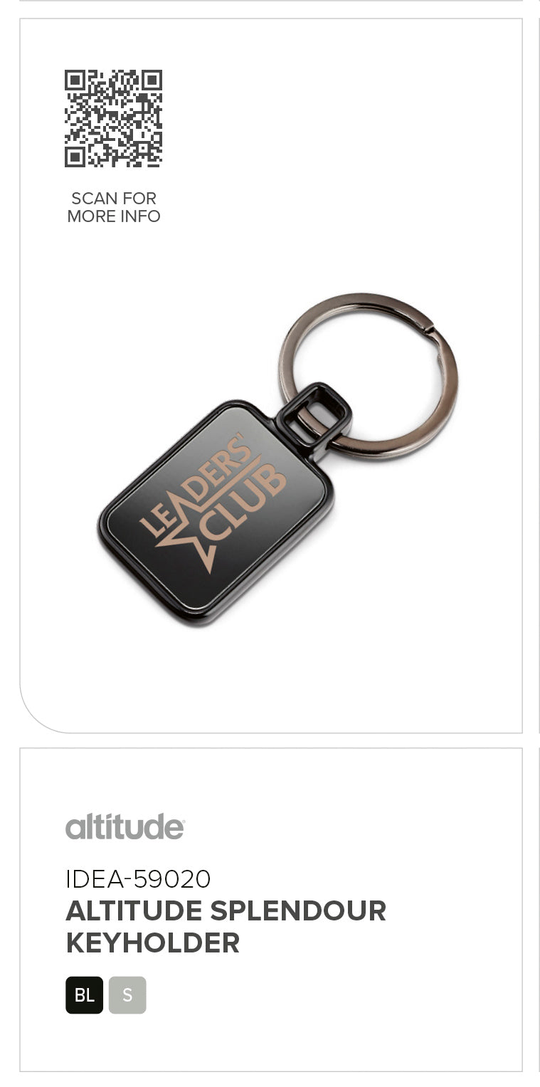 Altitude Splendour Keyholder | Custom Branded & Personalised Corporate Gifts | Just Brand