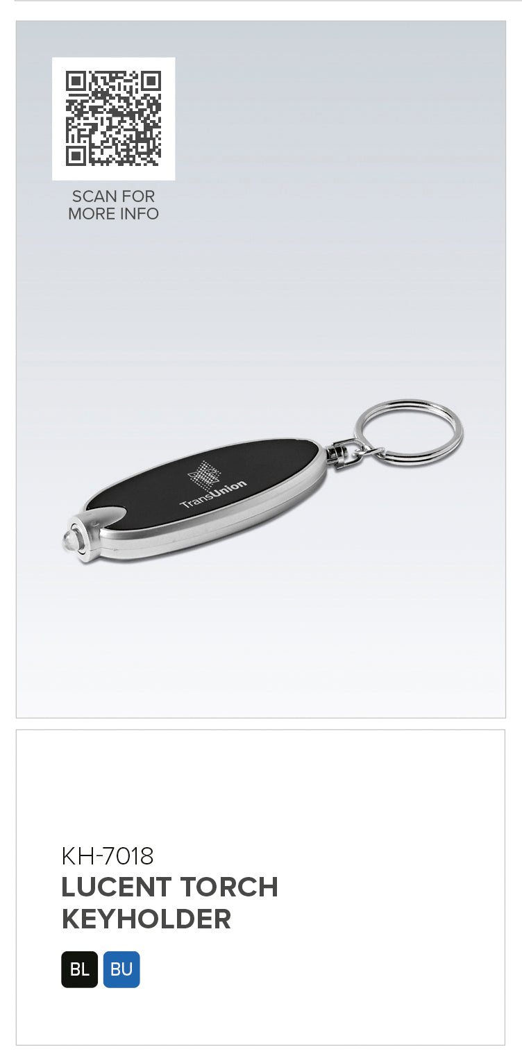 Altitude Lucent Torch Keyholder | Custom Branded & Personalised Corporate Gifts | Just Brand