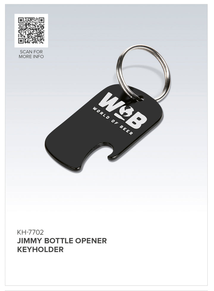 Altitude Jimmy Bottle Opener Keyholder | Custom Branded & Personalised Corporate Gifts | Just Brand