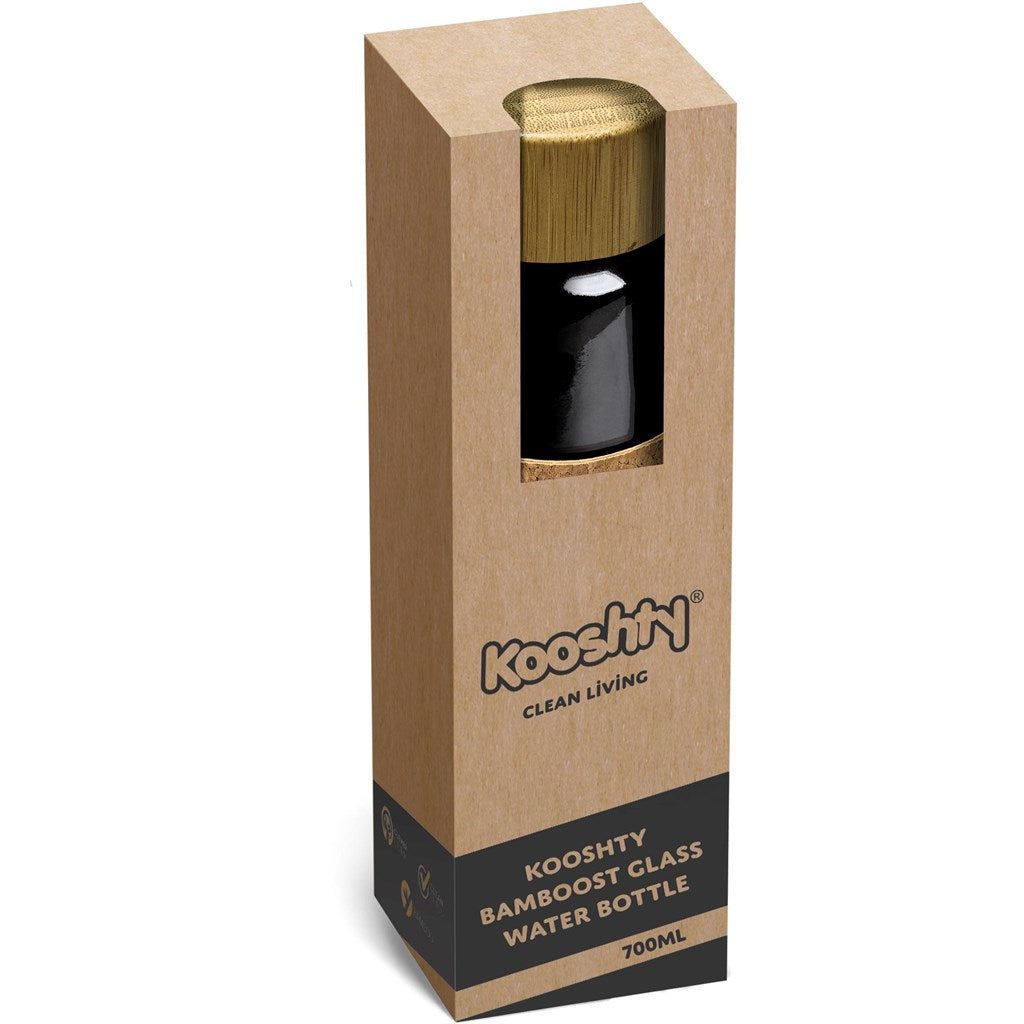 Kooshty Bamboost Glass Water Bottle - 700ml