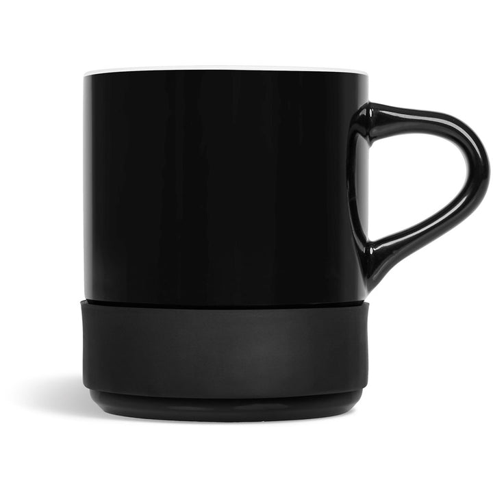 Black Ceramic Coffee Mug - 320ml