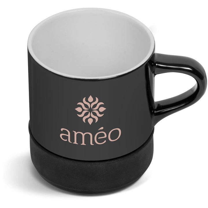 Black Ceramic Coffee Mug - 320ml