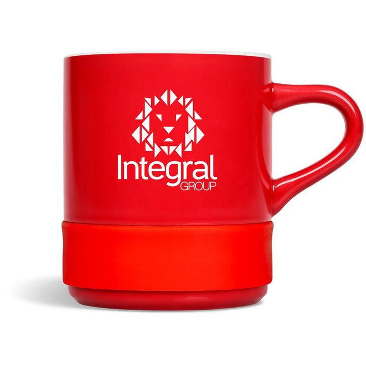 Red Ceramic Coffee Mug - 320ml