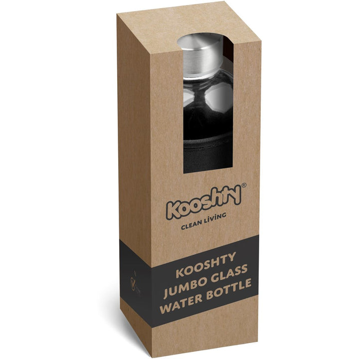 Kooshty Jumbo Glass Water Bottle - 1 Litre