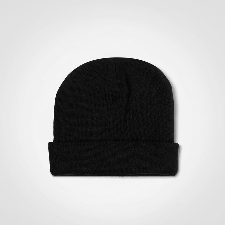 Kids-Aspen-Beanie-Black | promotional knitwear | Just brand