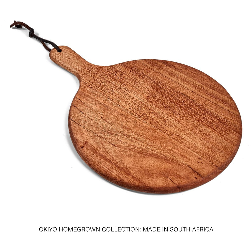 Okiyo Homegrown Round Hardwood Paddle Board | Custom Branded & Personalised Executive Corporate Gift | Just Brand