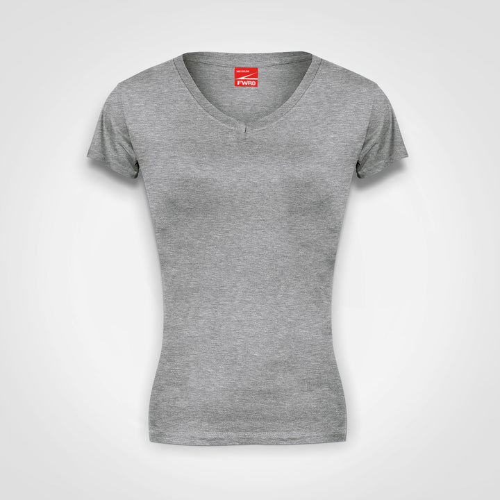 Ladies Fitted V-Neck T-Shirt | Personalised & Custom Branded Corporate Clothing | Just Brand