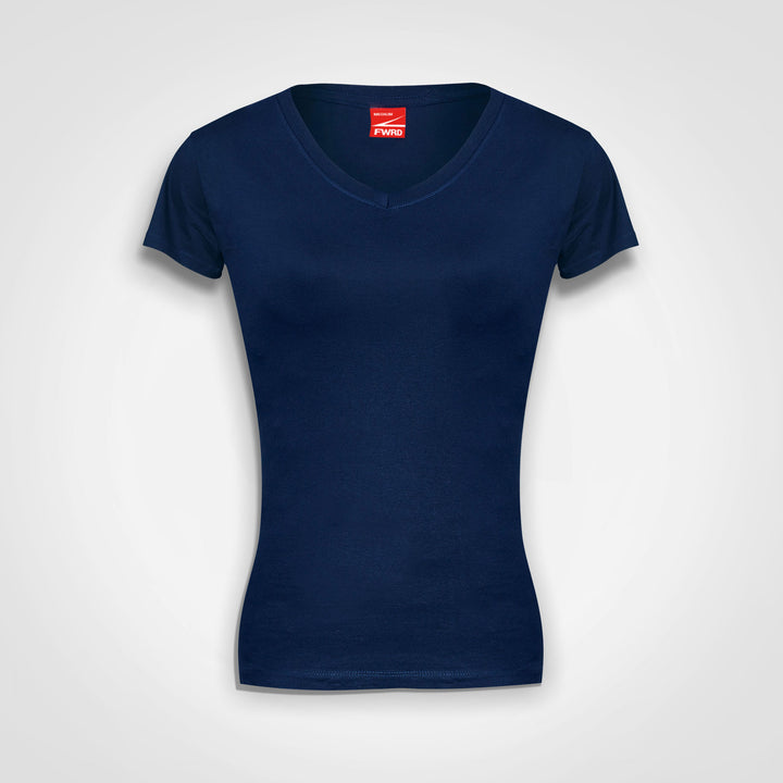 Ladies Fitted V-Neck T-Shirt | Personalised & Custom Branded Corporate Clothing | Just Brand