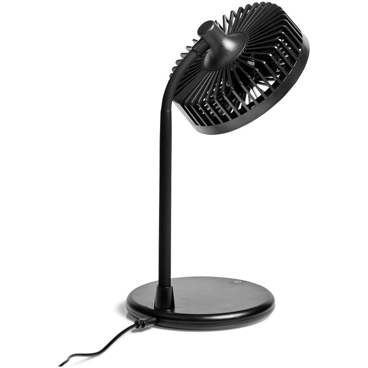 Light Breeze LED Ring Light Desk Fan