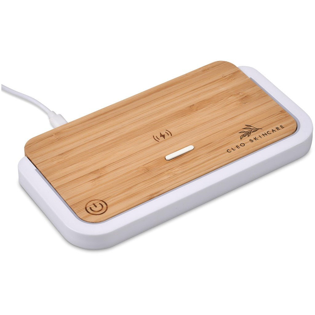 Okiyo Yoru Bamboo Wireless Charger & Night Light