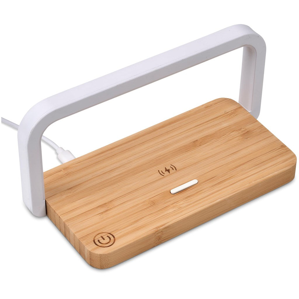 Okiyo Yoru Bamboo Wireless Charger & Night Light