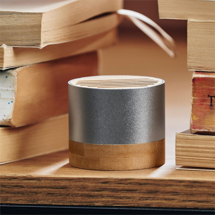 Okiyo Utau Bamboo & Recycled Aluminium Bluetooth Speaker