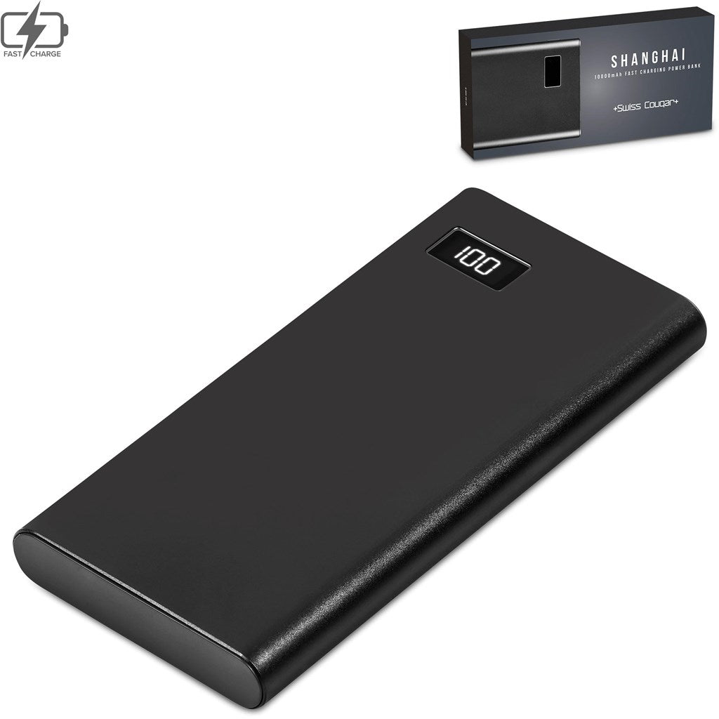 Swiss Cougar Shanghai Fast Charge 18W Power Bank – 10,000mAh