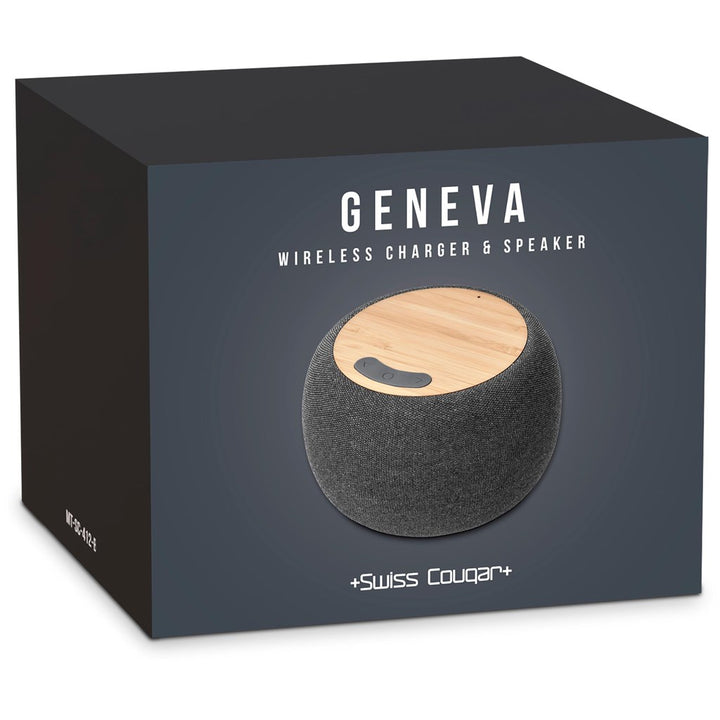 Swiss Cougar Geneva Wireless Charger & Bluetooth Speaker