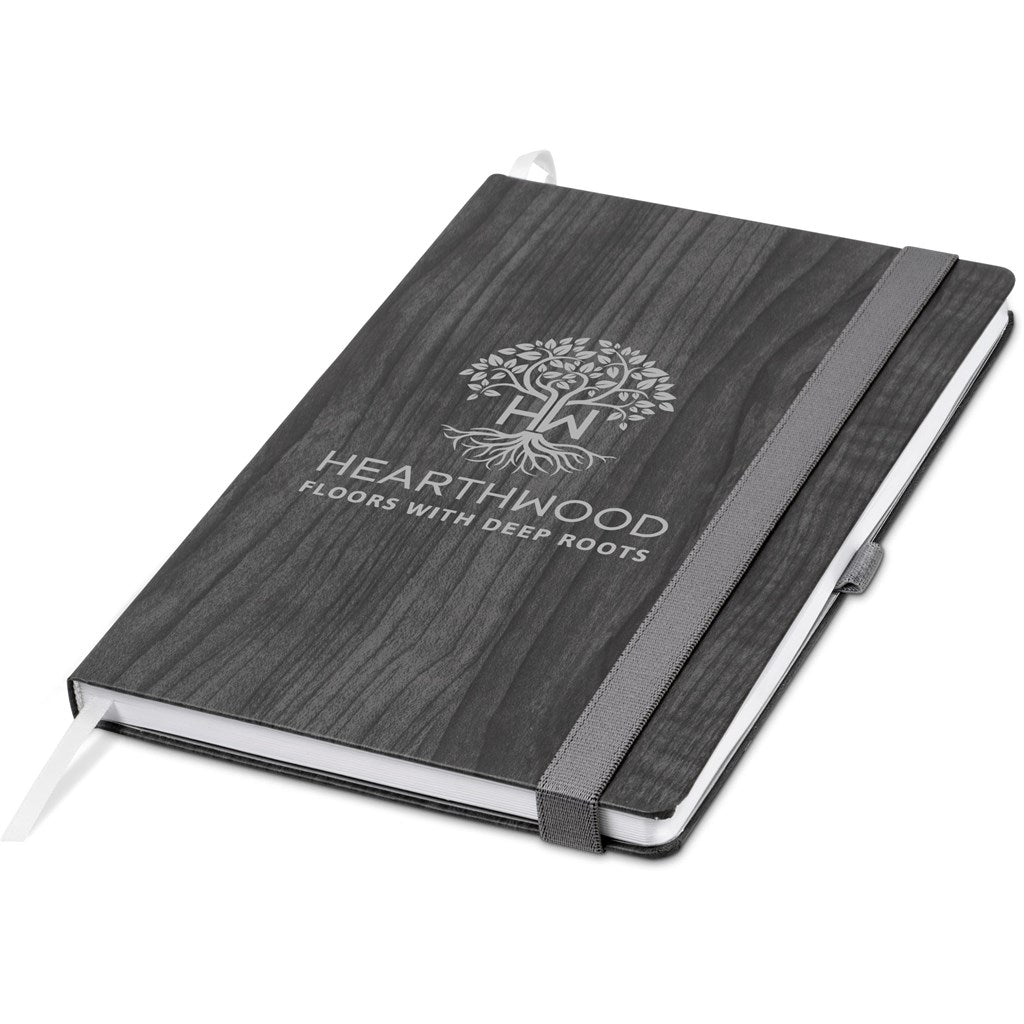 Woodstock A5 Hard Cover Notebook - Grey