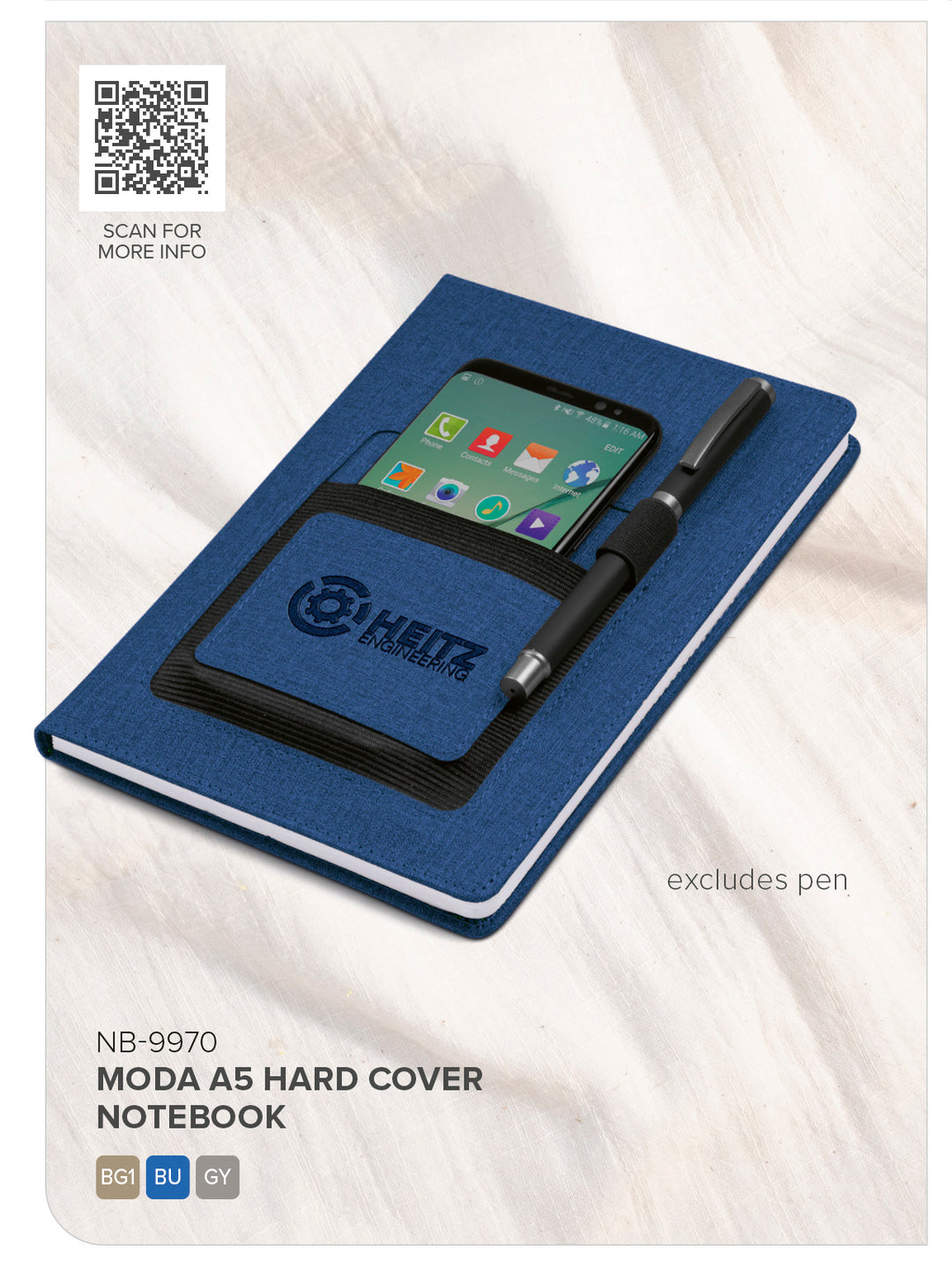 Altitude Moda A5 Hard Cover Notebook