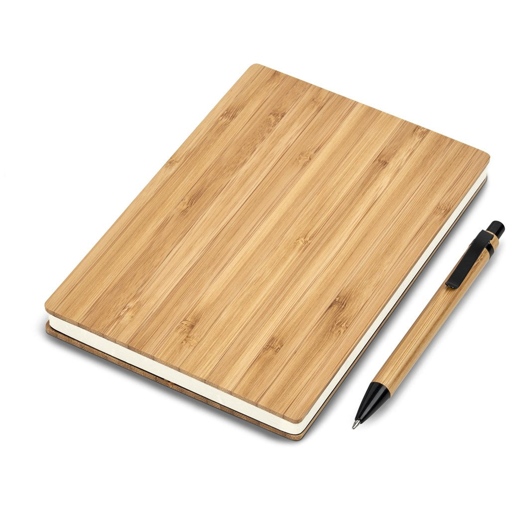 Okiyo Yahari Bamboo Notebook & Pen Set