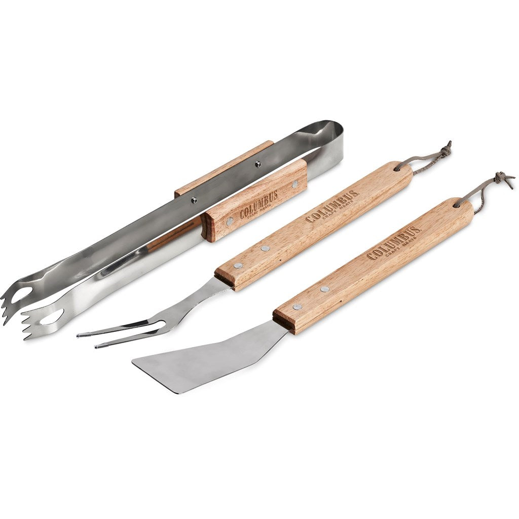 Altitude Palma Bamboo 3-Piece Braai Set