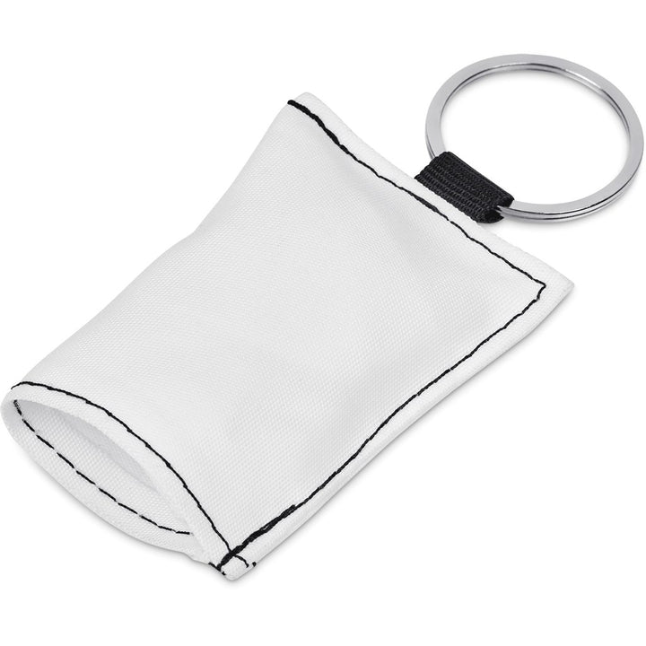 Hoppla Aquila Polyester Keyring Pouch with Cleaning Cloth | Custom Branded & Personalised Corporate Gifts | Just Brand