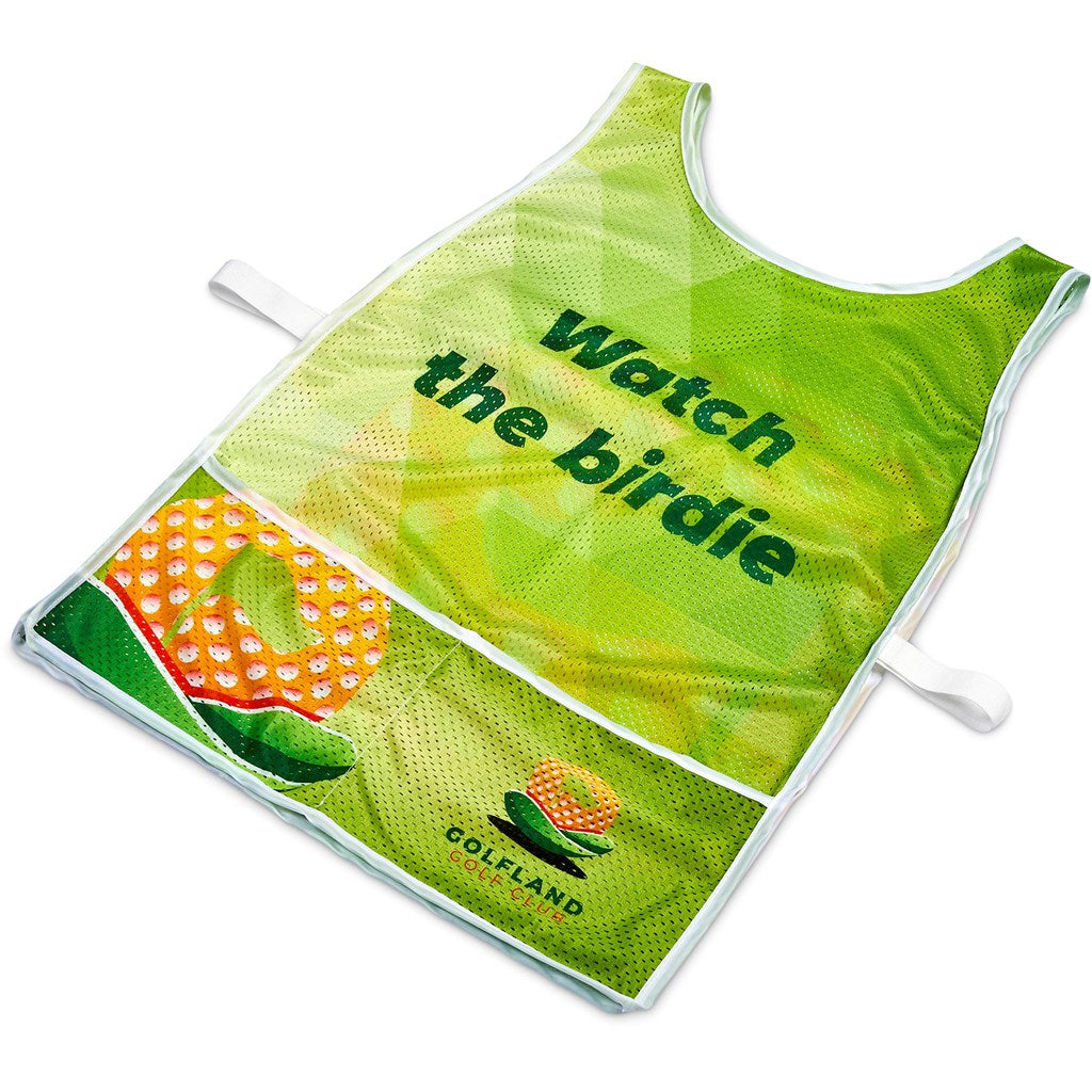 Hoppla Jackal Polyester Caddy Bib with PVC Name Sleeve