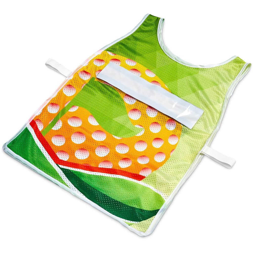 Hoppla Jackal Polyester Caddy Bib with PVC Name Sleeve