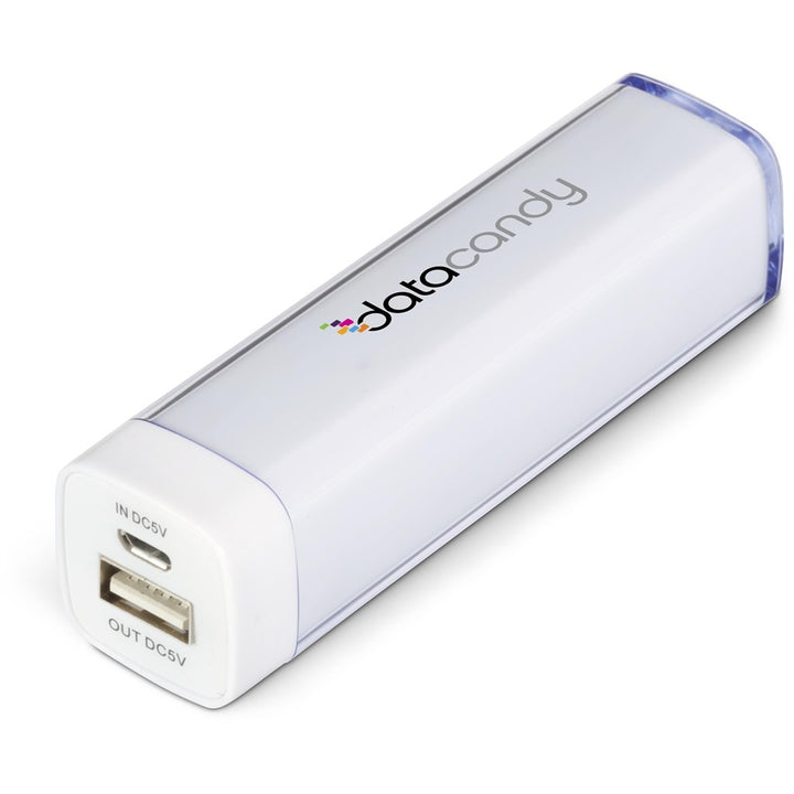 Omega Power Bank - 2,200mAh - Solid White