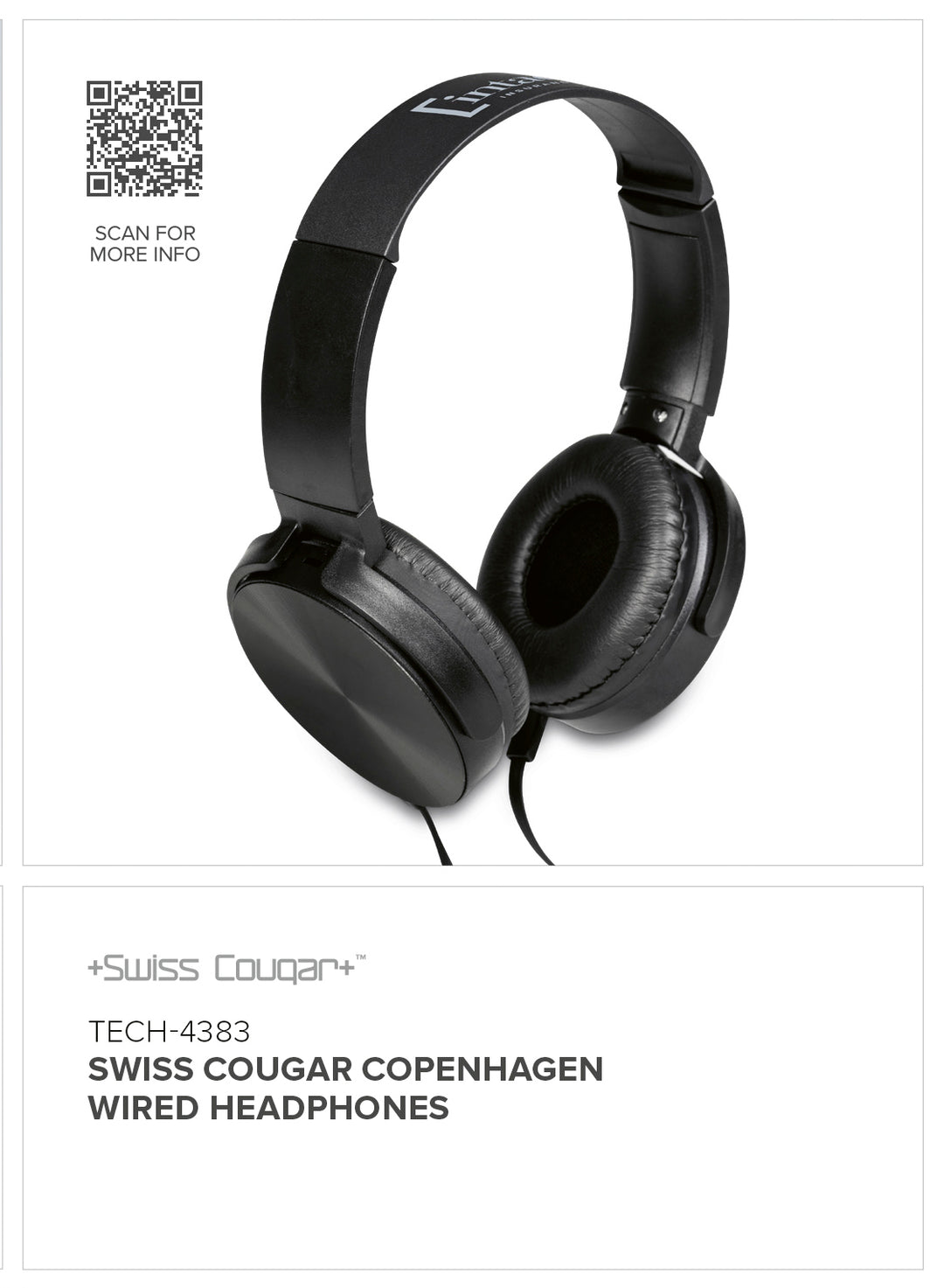 Swiss Cougar Copenhagen Wired Headphones