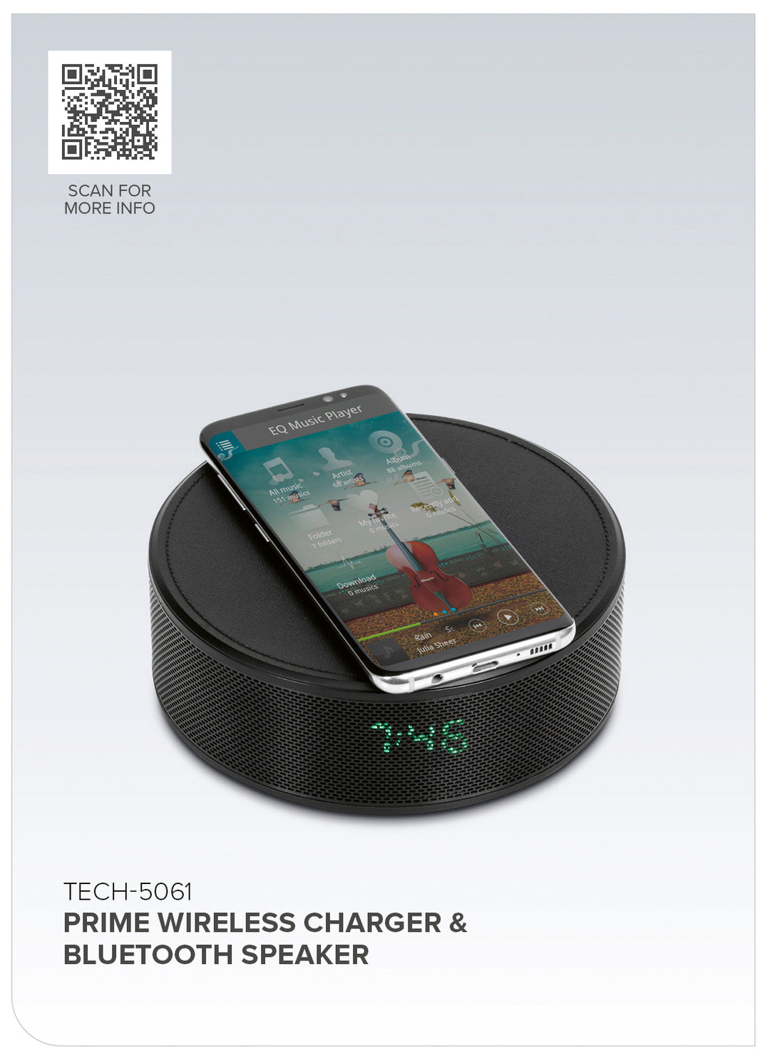 Prime Wireless Charger & Bluetooth Speaker