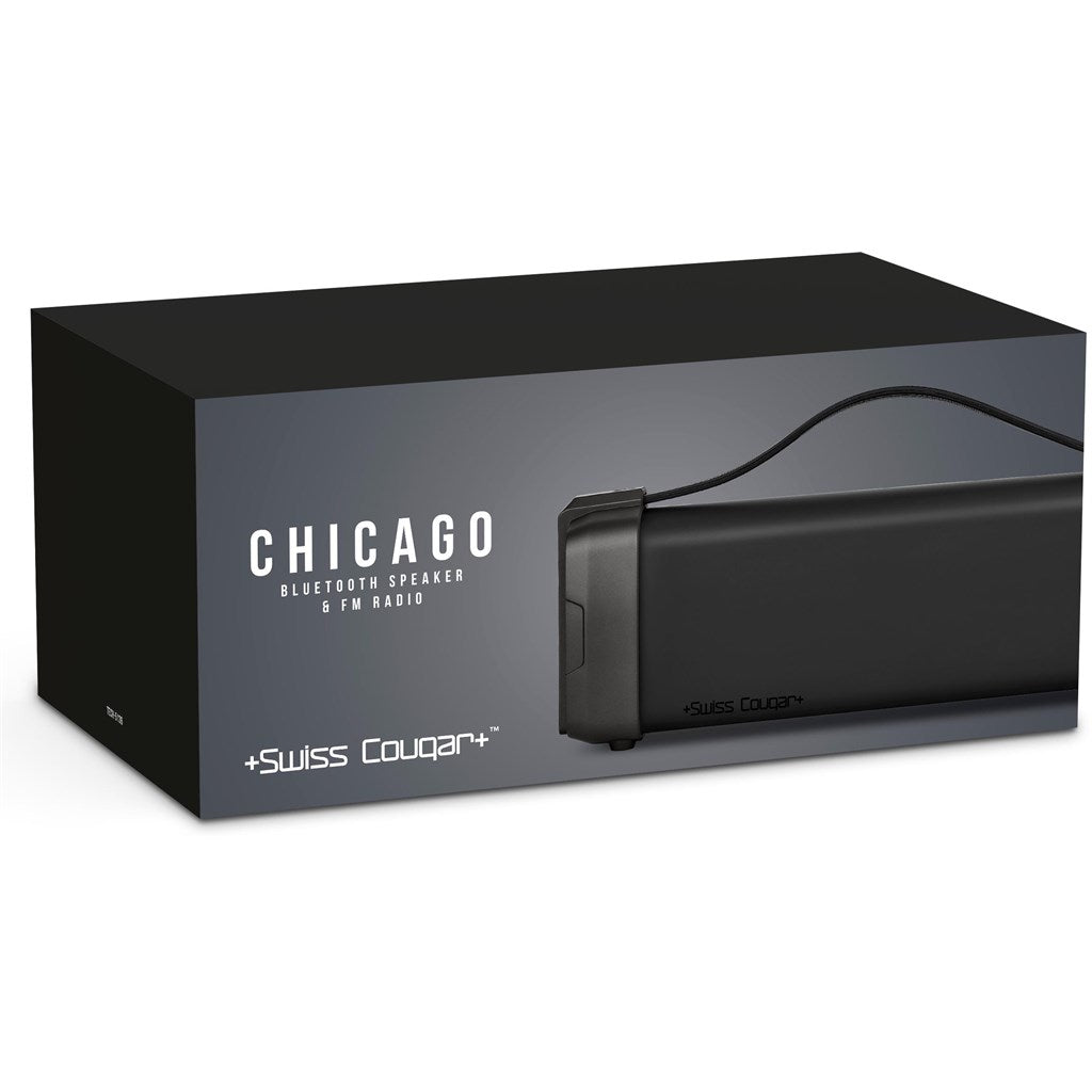 Swiss Cougar Chicago Bluetooth Speaker & FM Radio