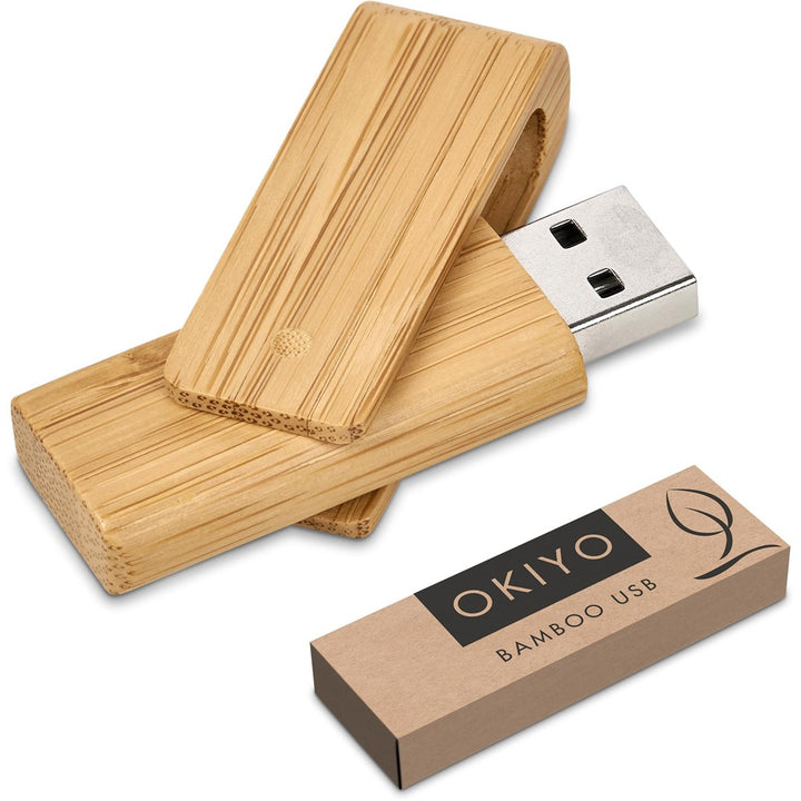 Okiyo Bakemono Bamboo Flash Drive - 32GB