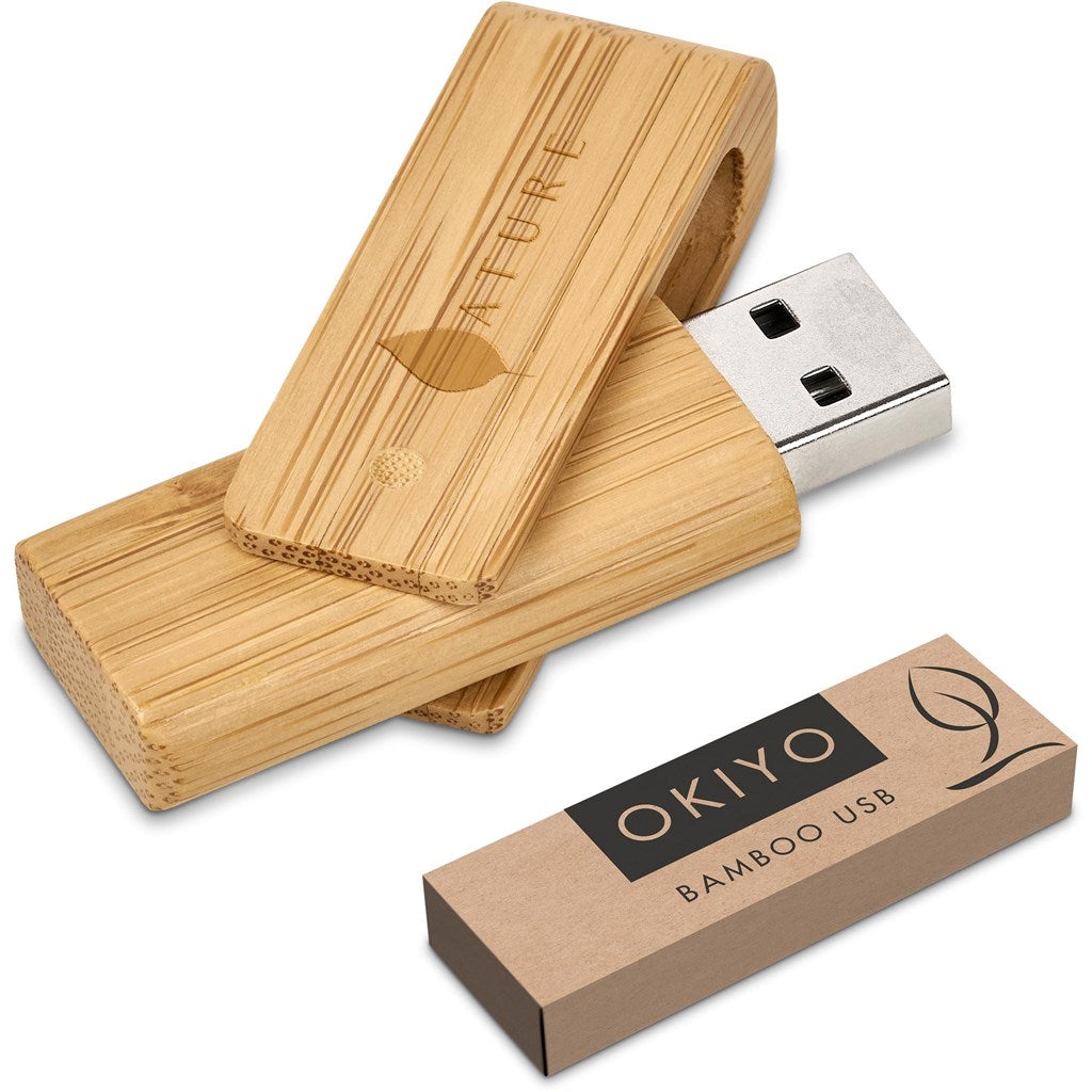 Okiyo Bakemono Bamboo Flash Drive - 32GB