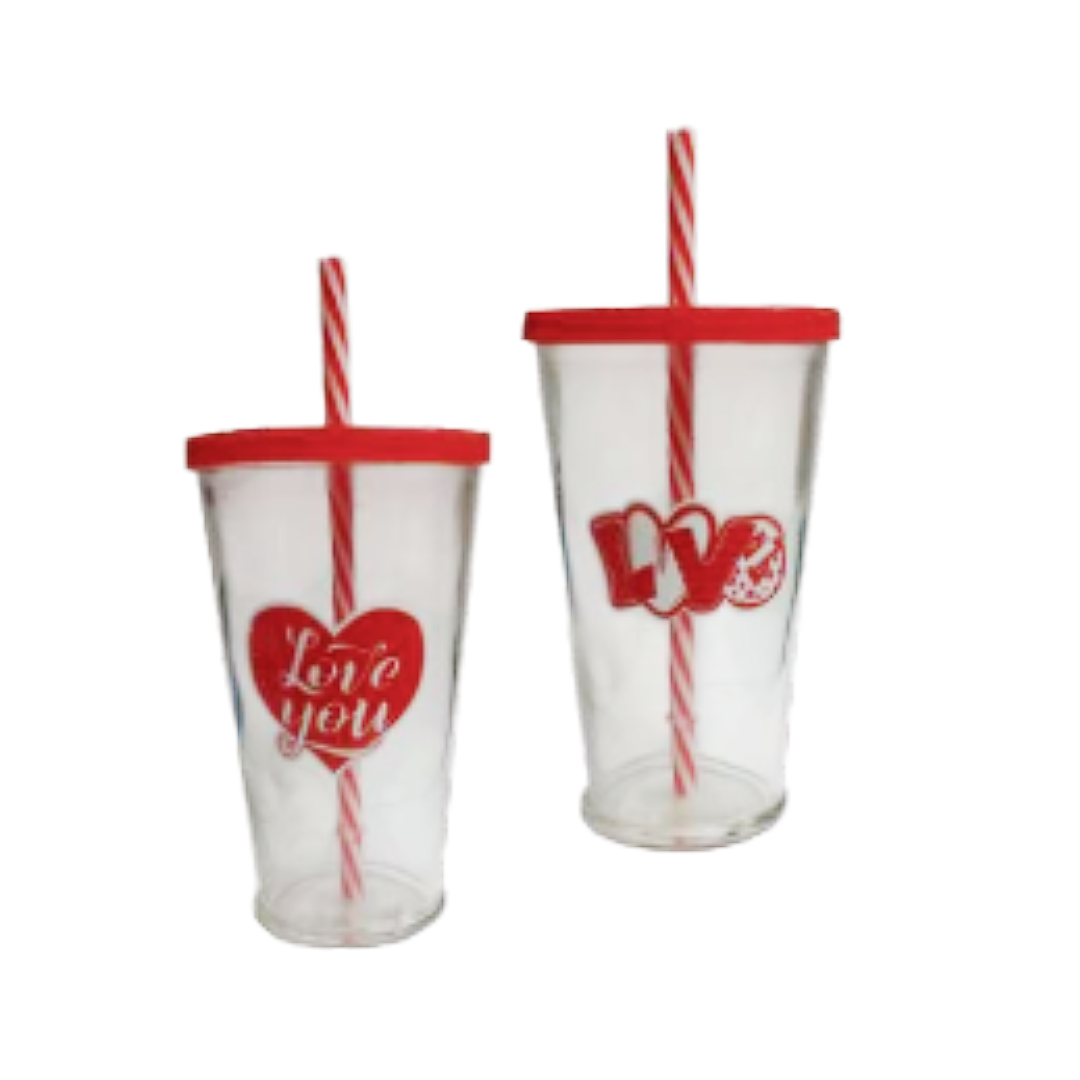 Tumbler with Lid and Straw-Gifting Occasions-corporate valentines day gifts | valentine's day gifts for employees