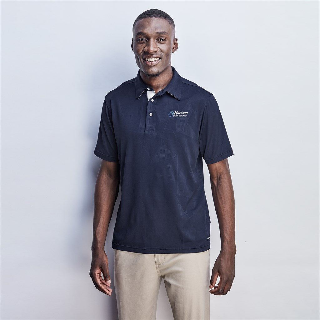 Mens Motif Golf Shirt | Custom Branded & Personalised Corporate Clothing | Just Brand